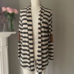 Blue and Cream cardigan